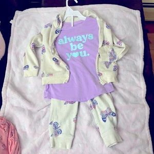 Oshkosh matching comfy outfit hoodie sweatpants 2T